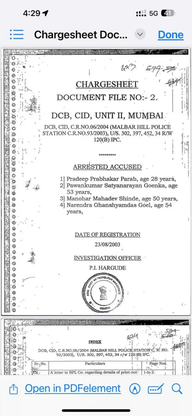 आशा गोयल यांचा भाऊ सुरेश चंद्र अग्रवाल यांच्या फिर्यादीवरून हा गुन्हा नोंदवण्यात आला होता.