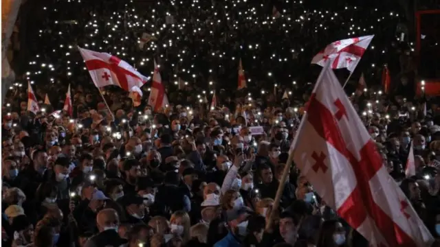 Тбилиси, митинг