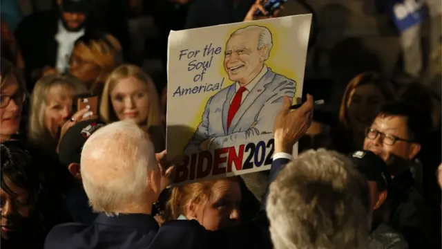 Joe Biden en Carolina del Sur.