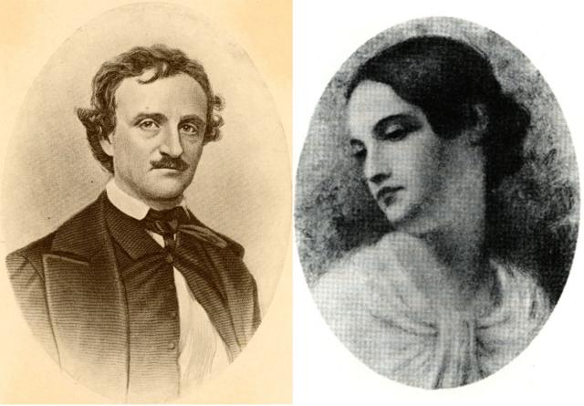 Edgar Allan Poe y Virginia Clemm.
