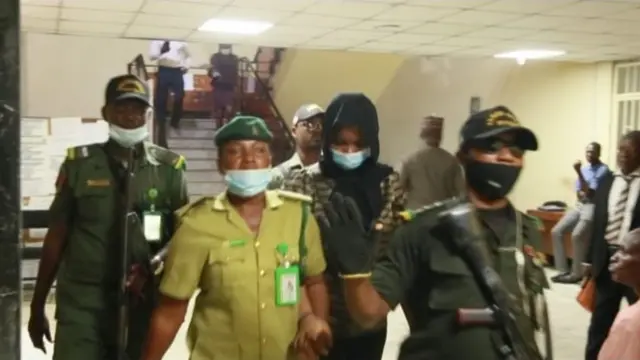 Chidinma Ojukwu entrance to court