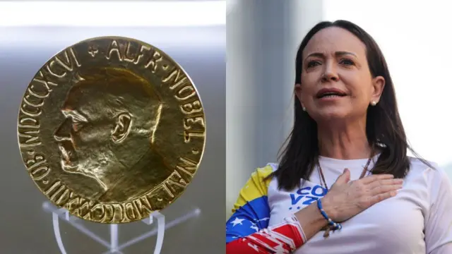 व्हेनेझ्युएलाच्या राजकारणी मरिया कोरीना मचाडो 
