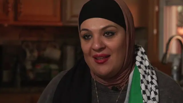 Laila Gaber en su casa