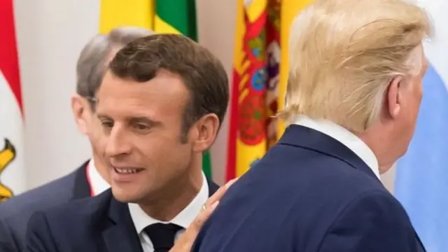 روسای جمهور فرانسه و آمریکا اخیرا با هم در اجلاس جی هفت دیدار کرده اند