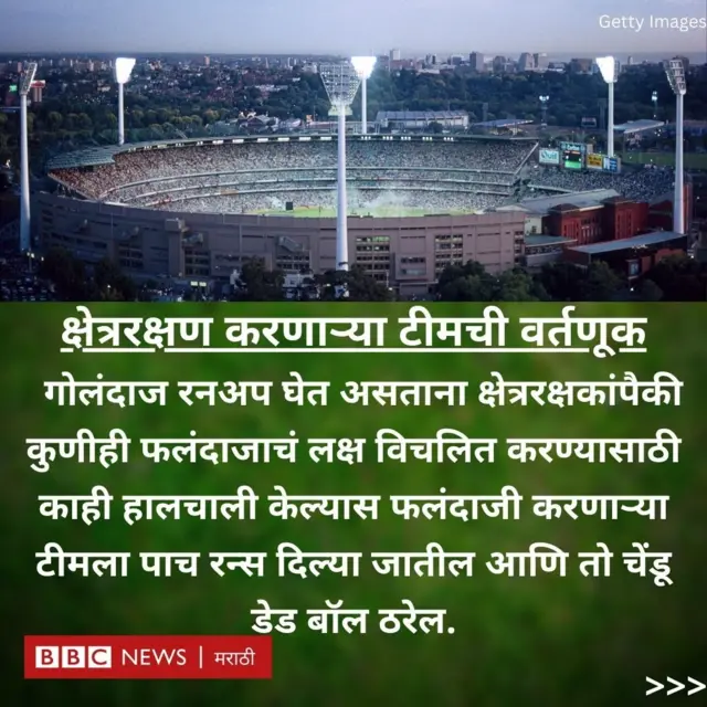 Graphic showing one of the new rules