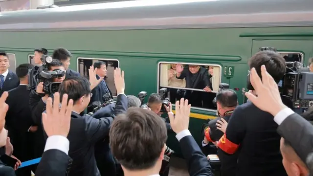 किम जोंग उन की विशेष ट्रेन