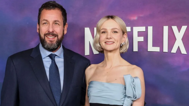 Adam Sandler (trái, chụp ảnh cùng nữ diễn viên Carey Mulligan) đã ký với Netflix nhiều thỏa thuận đóng phim