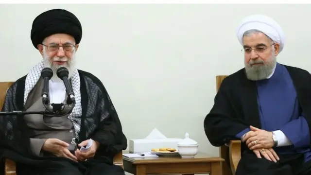 روحانی و خامنه ای
