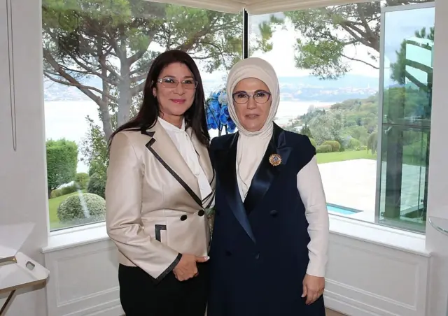 امينة اردوغان وسيليا مادورو