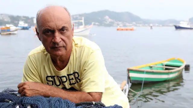 O pescador Jorge Souza Viana