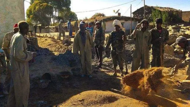 Dargaggoota Eertiraa hojii albudaarratti hirmaatan