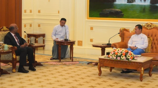 အိန္ဒိယ သံအမတ်ကြီးကို နေပြည်တော်မှာ တွေ့ဆုံ