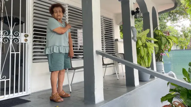 Benedicta Cortés en su casa en Wynwood