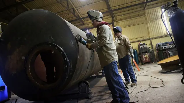 Trabajadores en Texas