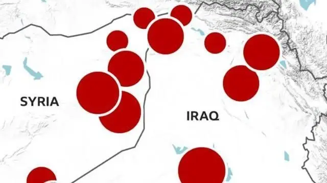 সূত্র: ইনস্টিটিউট ফর দ্যা স্টাডি অব ওয়ার, ২০২৪ সালের ২৮ জানুয়ারি পর্যন্ত ডাটা।