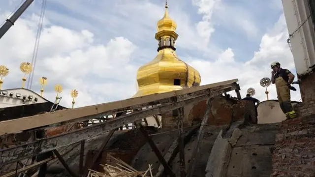 Наслідки удару по Києво-Печерській лаврі