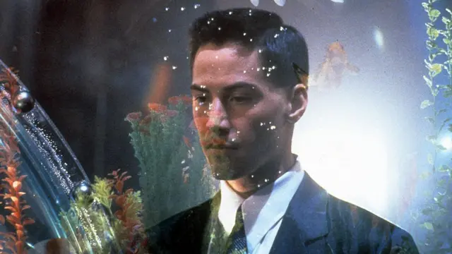 Kianu Rivz v filьme "Džonni-mnemonik"