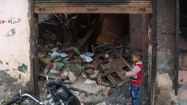 दिल्ली दंगों की एक तस्वीर