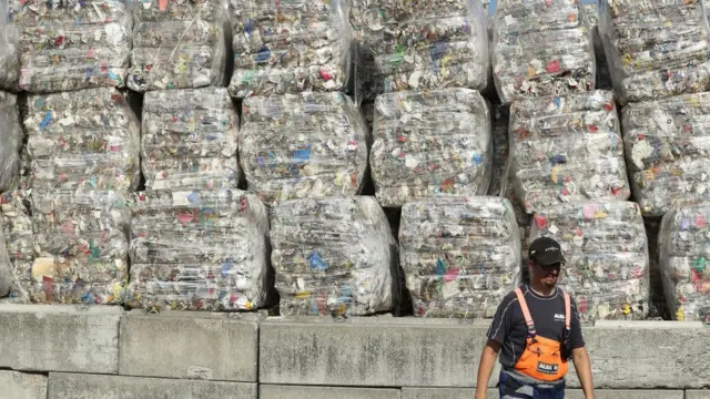 Planta de reciclaje.