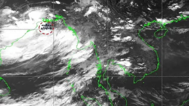 ဘင်္ဂလားပင်လယ်အော်အနောက်မြောက်ပိုင်းမှာ လေဖိအားနည်းရပ်ဝန်းတစ်ခု ဖြစ်ပေါ်နေ