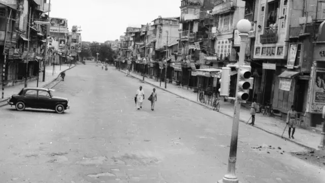 અમદાવદામાં જનતા કર્ફ્યૂ સમયની તસવીર