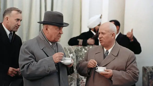 Булганин и Хрущев