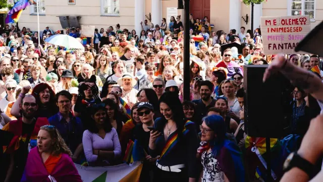 Prajd u estonskom gradu Tartu