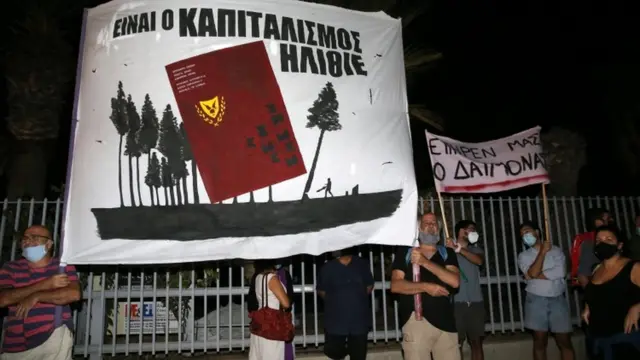 Lefkoşa'da düzenlenen bir gösteri