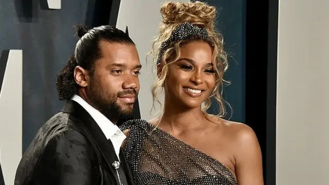 Russell Wilson and Ciara