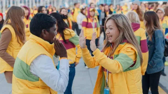 यूथ फेस्टीवल के प्रतिभागी