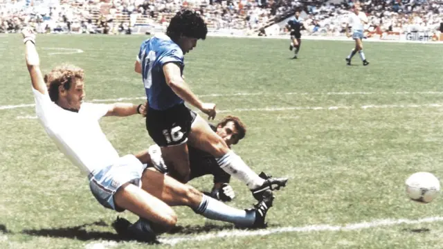 Maradona contra a Inglaterra