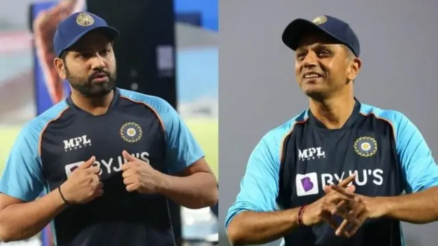 ரோஹித் சர்மா & ராகுல் டிராவிட்