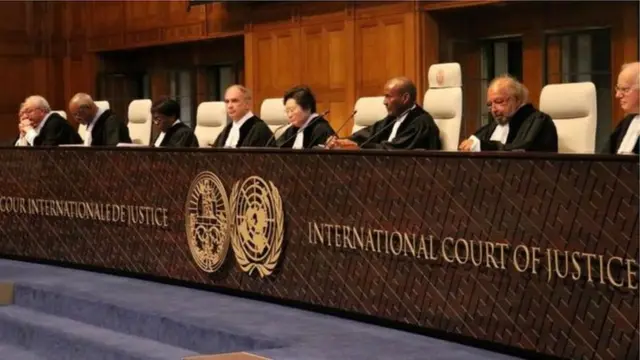 the Hague မြို့ အခြေစိုက် ကုလသမဂ္ဂရဲ့ နိုင်ငံတကာ တရားရုံး