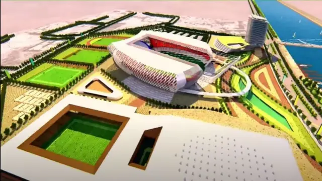 સ્પૉર્ટ્સ સંકુલની તસવીર