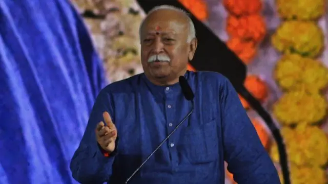 राष्ट्रीय स्वयंसेवक संघ के प्रमुख मोहन भागवत