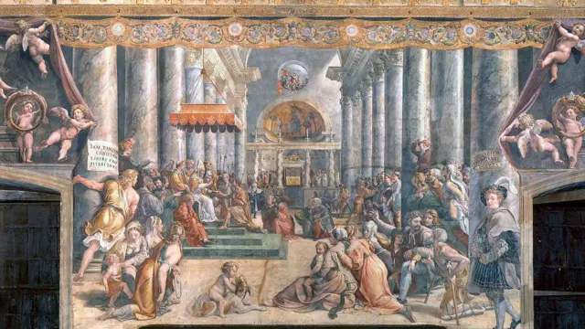 Sala de Constantino, uma das quatro Estâncias de Rafael no Palácio do Vaticano