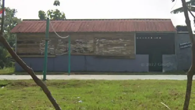 Bangunan Gereja Kristen Protestan Simalungun (GKPS) belum sepenuhnya selesai.