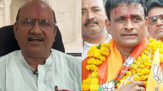 कांग्रेस की ओर से घनश्याम सिंह(बाएं) और भाजपा की ओर से आशुतोष तिवारी (दाएं) को उम्मीदवार बनाया गया