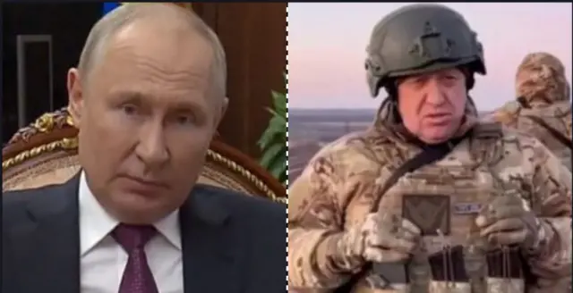 Vladimir Putin na Yevgeny Prigozhin