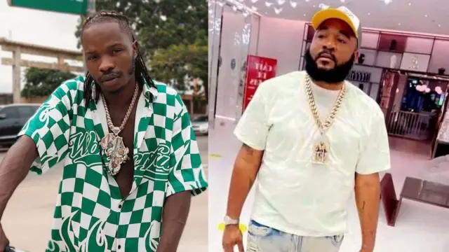 Aworan Naira Marley ati Sam Larry