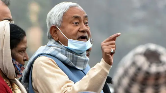 বিহারের মুখ্যমন্ত্রী নীতিশ কুমার। ফাইল ছবি