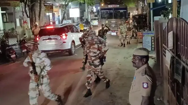 அமலாக்க துறை அலுவலகத்தில் சோதனை