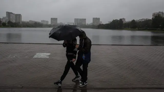 Дождь в Москве