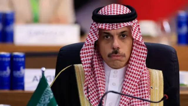 ਸਾਊਦੀ ਅਰਬ ਦੇ ਵਿਦੇਸ਼ ਮੰਤਰੀ ਪ੍ਰਿੰਸ ਫੈਸਲ ਬਿਨ ਫ਼ਰਹਾਨ