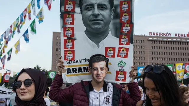 Demirtaşın dəstəkləyiciləri