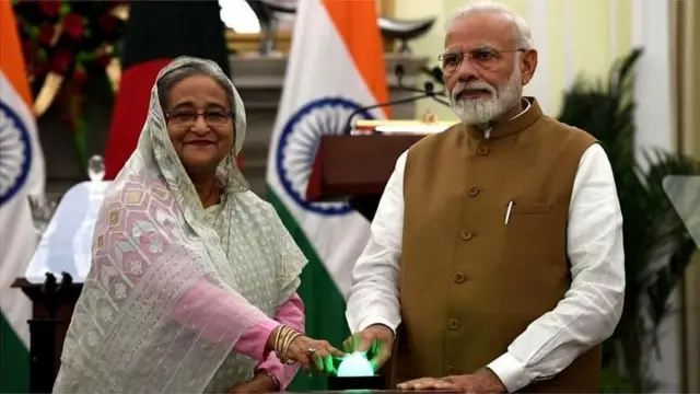 શેખ હસીના અને નરેન્દ્ર મોદી