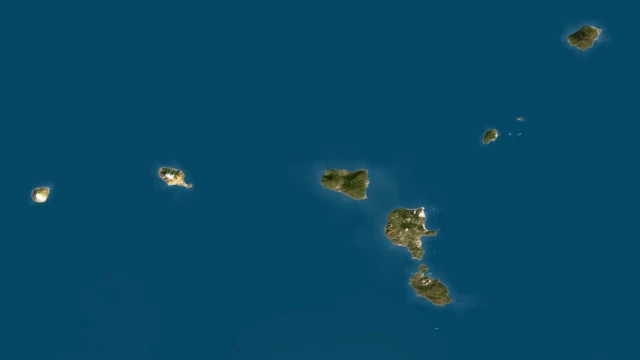 Липарские острова (архипелаг недалеко от северного побережья Сицилии в Тирренском море) - результат вулканической деятельности