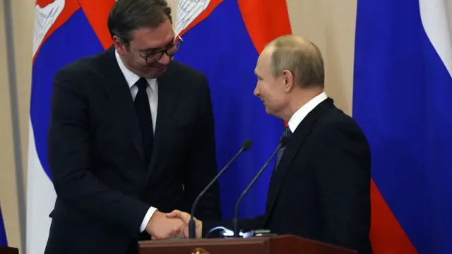 Вучич та Путін