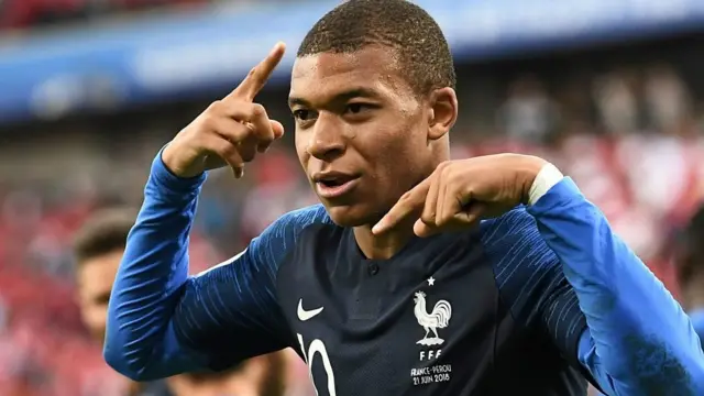 France's Kylian Mbappe
