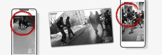 تصاویری از خشونت گروه‌های راست افراطی.